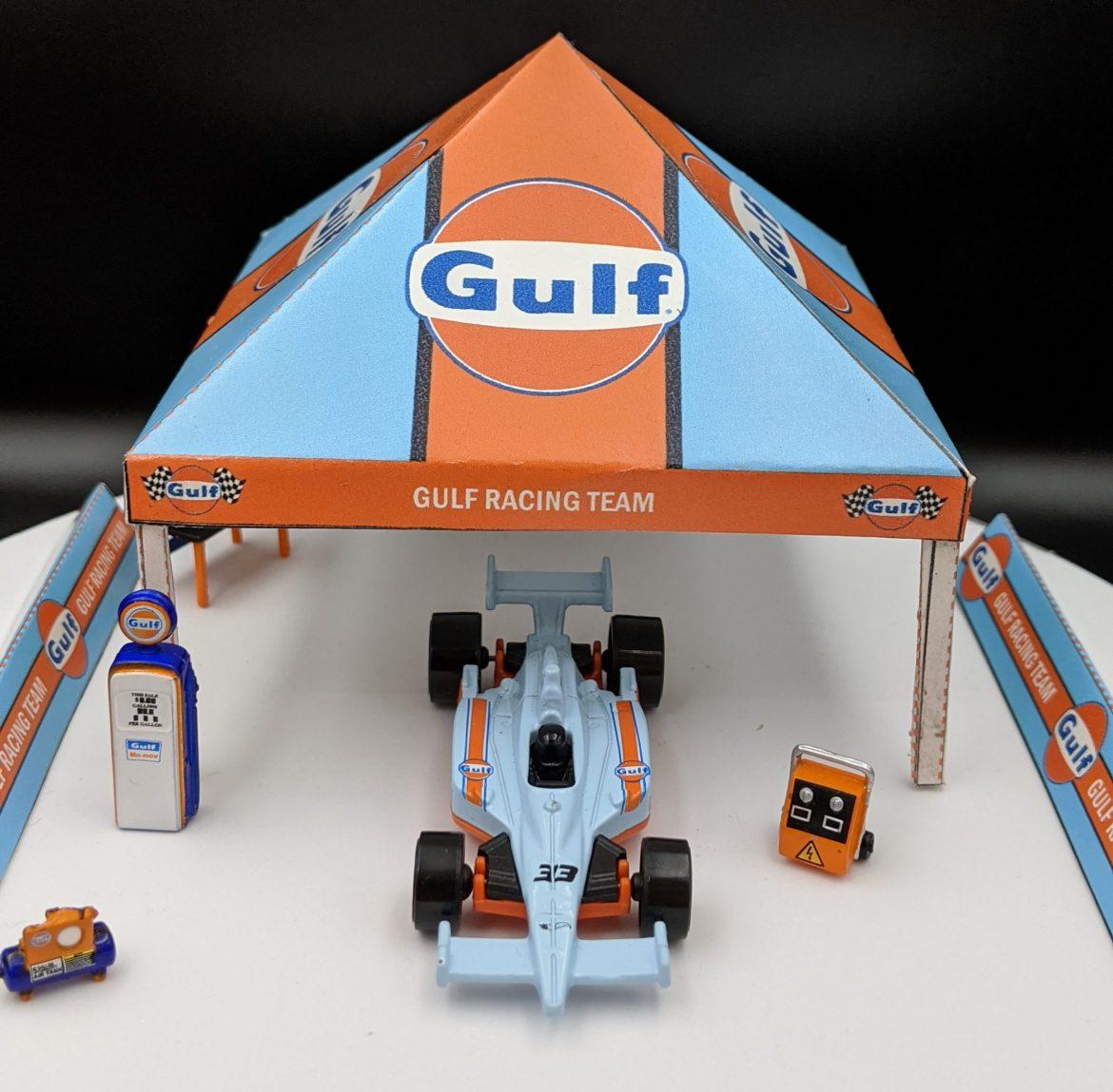 Gulf Livery Indy Car