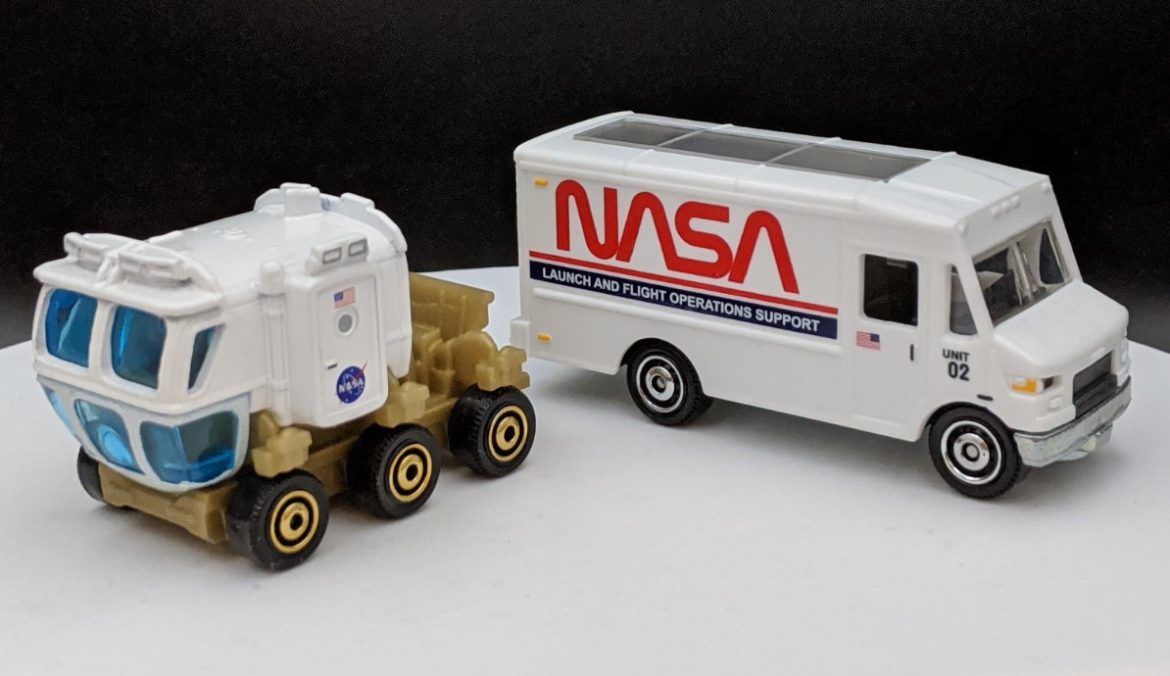 NASA Rover and Support Truck