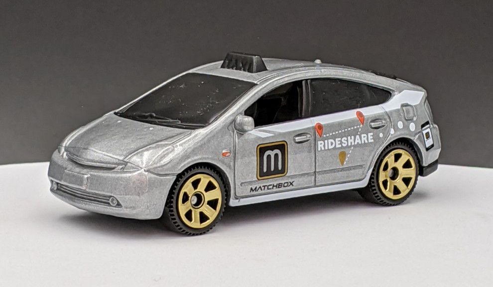 Toyota Prius Rideshare livery