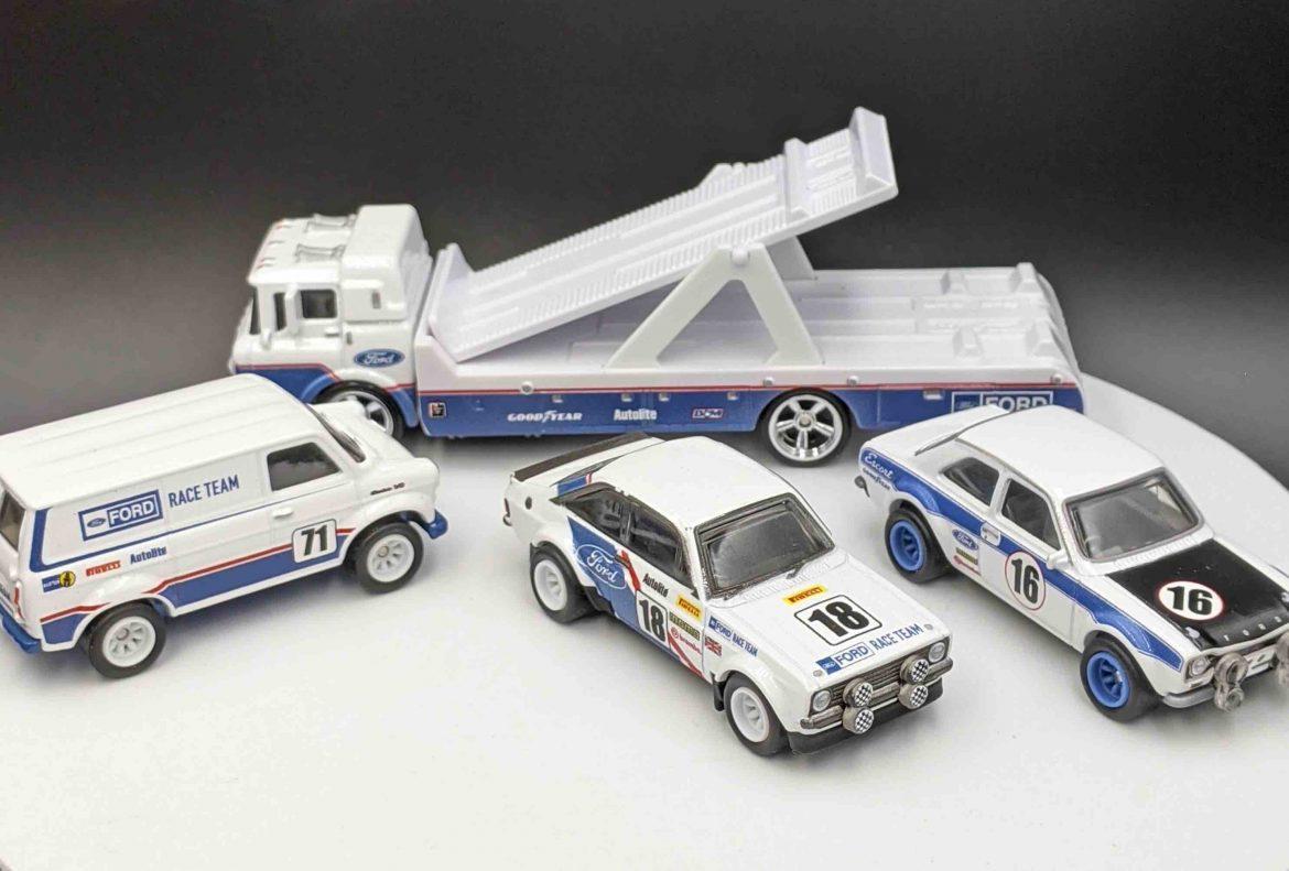 Ford Rally Set Escort x 2, Super Transit Van, C300 truck