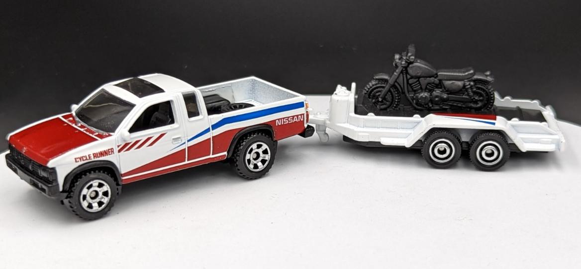 Nissan Hardbody D21 and trailer